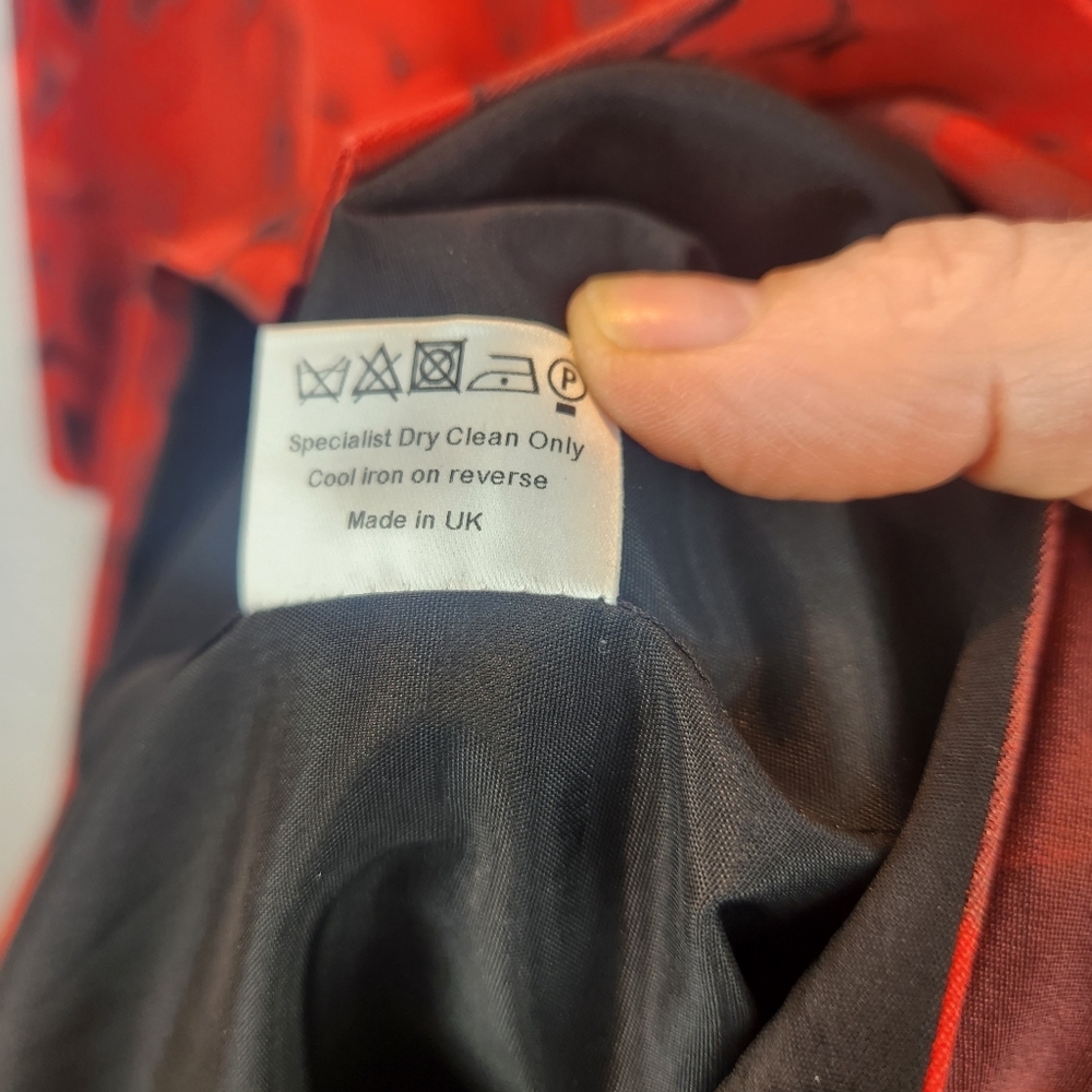 Mary Katrantzou silk dress size 8(12UK) in VGUC - Picture 13 of 14